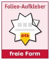 Aufkleber Frei-Form, UV-Druck 4c - Best Price Aufkleber Frei-Form, UV-Druck 4c - Best Price